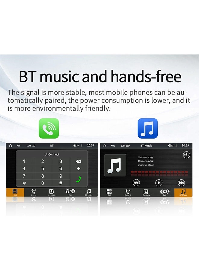 CarPlay & Android Auto 7-Inch Car Stereo MP5 Player with Sunshade – Bluetooth 5.1, FM Radio, USB & TF Card, Rear Camera Support – Easy Plug & Play for SUV & Sedan