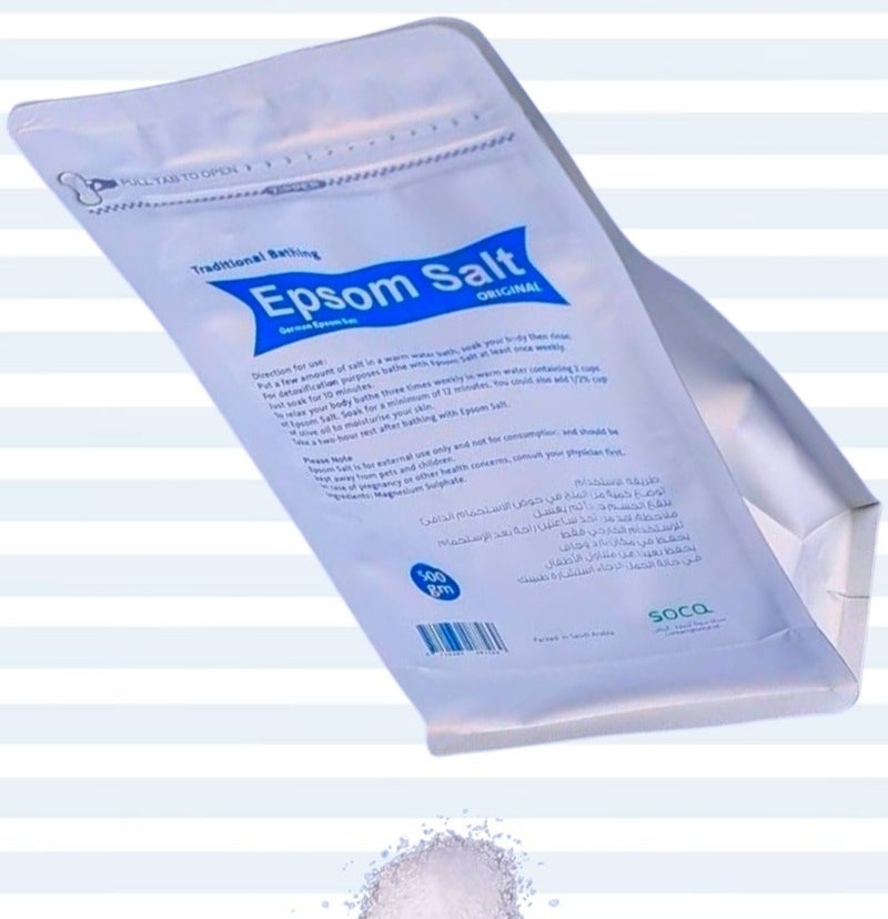 Soca Traditional Epsom Bath Salt 500g - Image 2