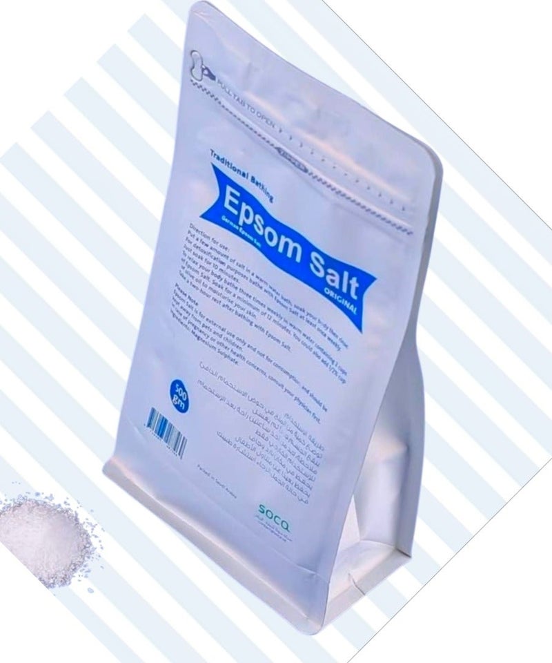 Soca Traditional Epsom Bath Salt 500g - Image 1
