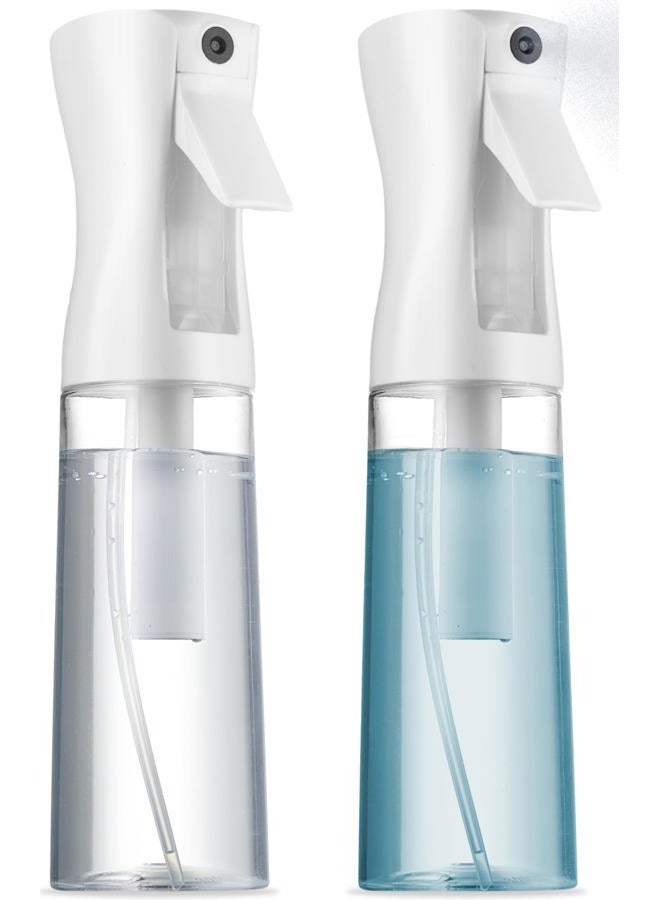Super 2 pack continuous spray bottle for hair - 6.8 OZ / 200 ML Ultra Fine Mist Sprayer | water spray bottle for hair mister spray bottle | hair spray bottles For Hairstyling, Cleaning, Salons (2pk 6.8oz) - Image 1