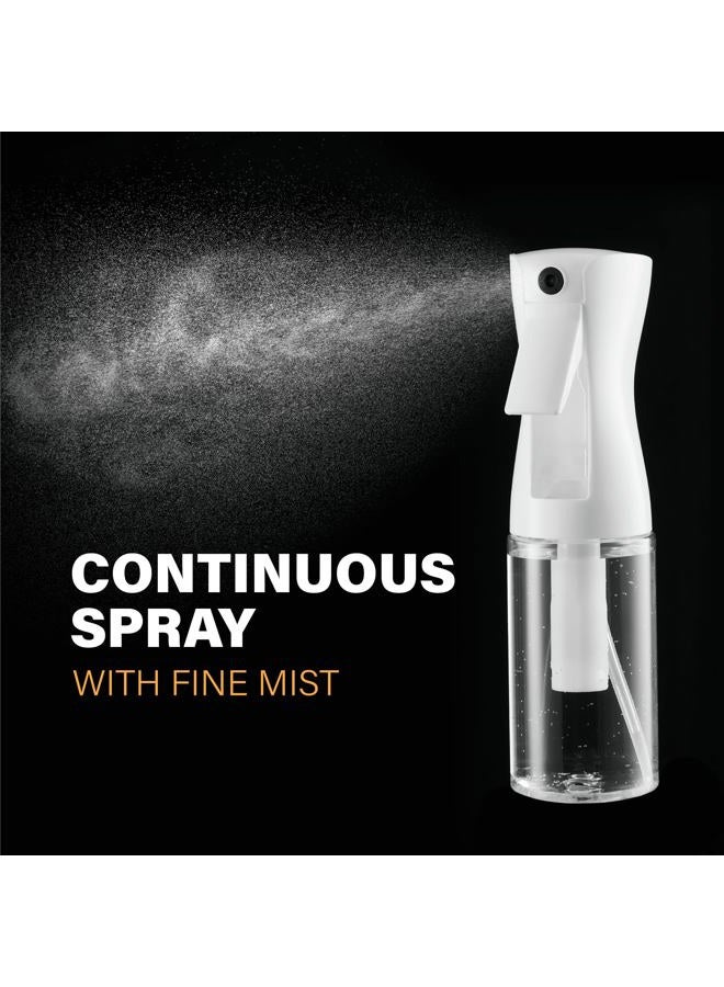 Super 2 pack continuous spray bottle for hair - 6.8 OZ / 200 ML Ultra Fine Mist Sprayer | water spray bottle for hair mister spray bottle | hair spray bottles For Hairstyling, Cleaning, Salons (2pk 6.8oz) - Image 3