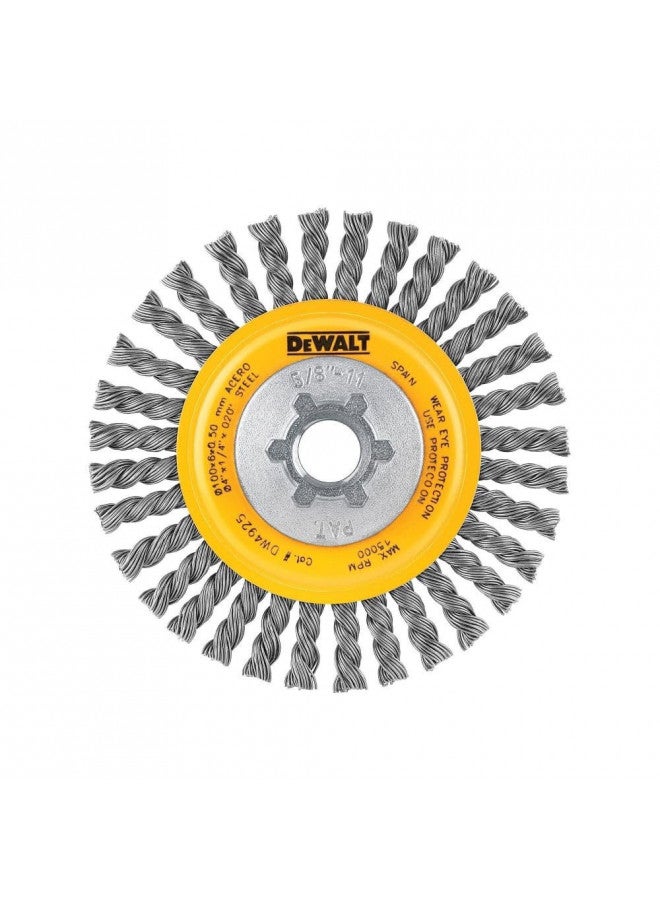 DEWALT DEWALT Wire Wheel, Stringer Bead, 4-Inch (DW4925) 