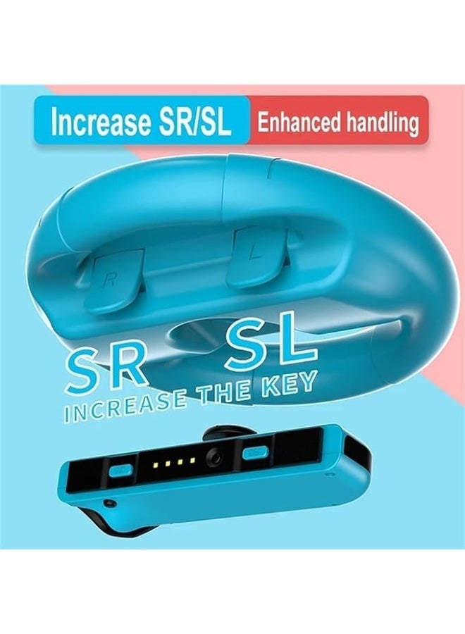 ألعاب ستارترك عجلات قيادة لـ نينتندو سويتش 2، عجلات سباق لـ  مع ماريو كارت 8 Deluxe، حزمة من 2 عجلات قيادة Mario Kart لـ سويتش 2 الملحقات - Image 4