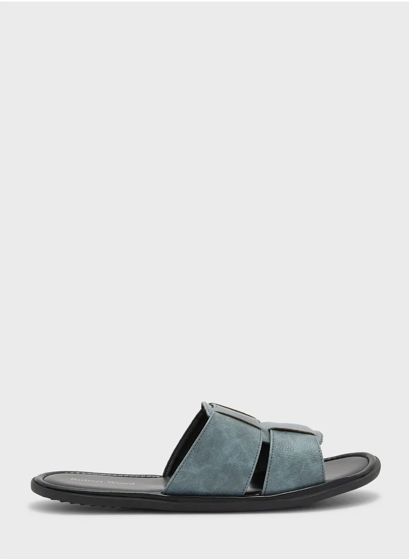 Robert Wood Slider Sandals