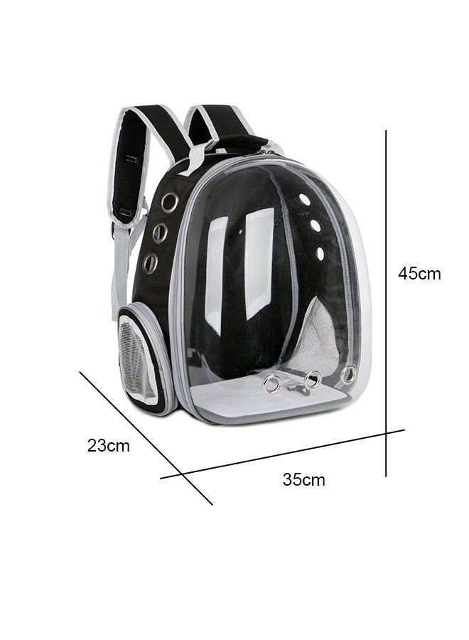 Shoulder Cat Bag Transparent Pet Bag Portable Outing Panoramic Transparent Cat Bag Lightweight Breathable Shoulder Pet Backpack - Image 2