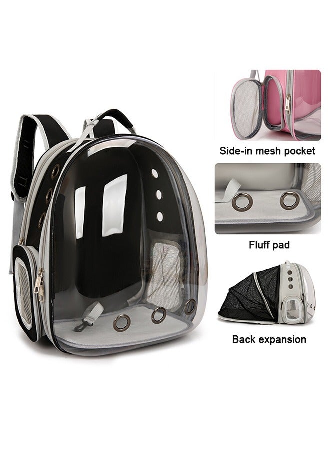 Shoulder Cat Bag Transparent Pet Bag Portable Outing Panoramic Transparent Cat Bag Lightweight Breathable Shoulder Pet Backpack - Image 3