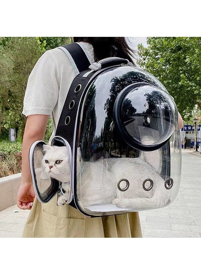 Shoulder Cat Bag Transparent Pet Bag Portable Outing Panoramic Transparent Cat Bag Lightweight Breathable Shoulder Pet Backpack - Image 5