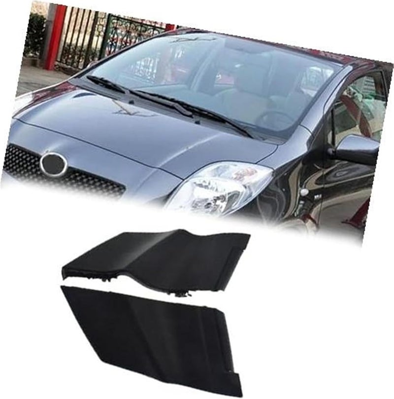 QASULER Wiper Side Cowl Extension Cover Trim for Toyota Yaris - Image 2