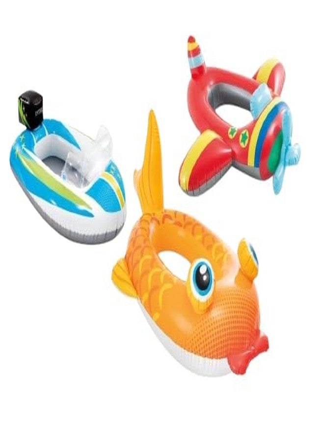 BOSKY Inflatable Swim Pool Float Water Float Bathing Ring |Baby Swimming Accessories Safe Anti-flip Attractive Tube for Kids 59380 (Multicolor) - Image 2