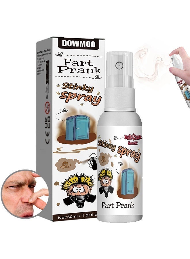Dowmoo Stinky Spray,Tricky Stinky Spray, Rich Quality Durable Sturdy, Long Lasting Smell ,Funny  Stinky Spray Joke Toy, Have Fun Gift For Boys And Girls ,30ML - Image 1