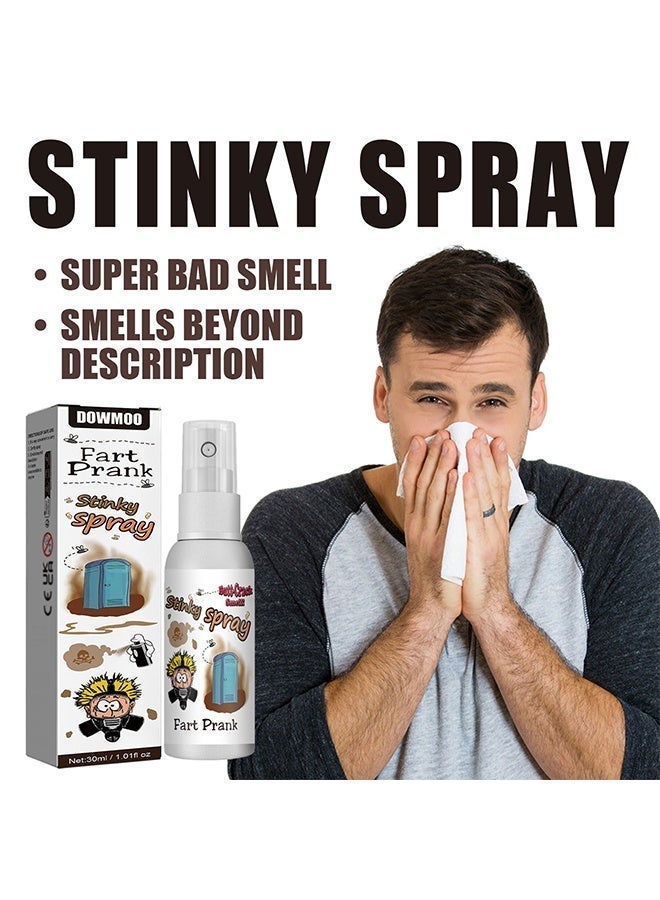 Dowmoo Stinky Spray,Tricky Stinky Spray, Rich Quality Durable Sturdy, Long Lasting Smell ,Funny  Stinky Spray Joke Toy, Have Fun Gift For Boys And Girls ,30ML - Image 2