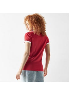 Lee Cooper Lee Cooper Logo Print T-shirt with Round Neck and Short Sleeves  - Image 3