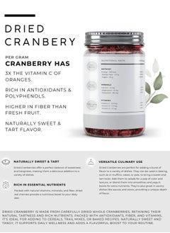 Awafi Mill AWAFI MILL Dried Cranberry | Soft, Sweet & Tart Berries | Perfect for Snacking, Baking & Mixing  - Image 2