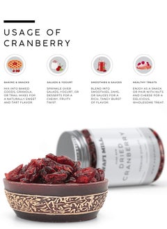 Awafi Mill AWAFI MILL Dried Cranberry | Soft, Sweet & Tart Berries | Perfect for Snacking, Baking & Mixing  - Image 3
