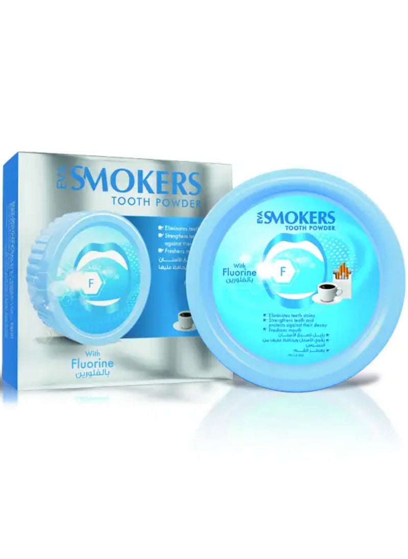 Eva - Two Pieces Of Smokers Tooth Powder With Fluorine 40x2 g - Image 1
