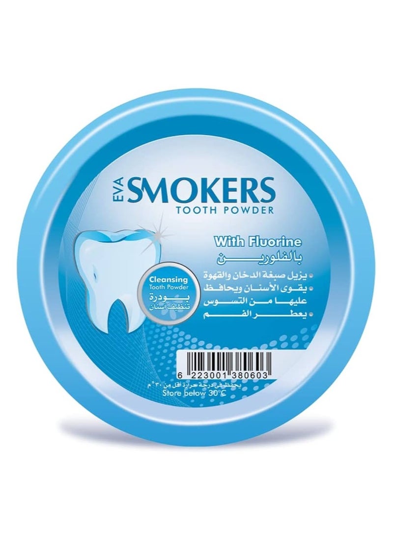 Eva - Two Pieces Of Smokers Tooth Powder With Fluorine 40x2 g - Image 1