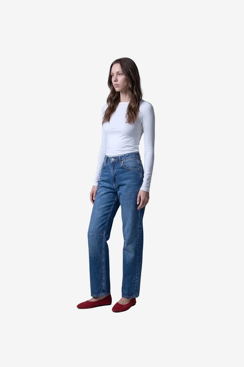 Dilvin Mid Blue Denim DILVIN Women's Jeans for Women | Best Price UAE