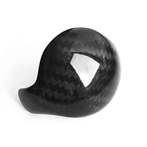 BLAKAYA Compatible with Ford Mustang 20152024 Real Carbon Fiber Gear Shift Knob Head Cover Automotive Shift Lever Modified Decoration Black - Image 3
