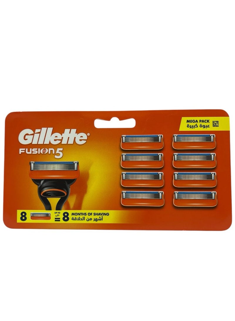 جيليت فيوجن 5 شفرات 8 قطع - Image 1