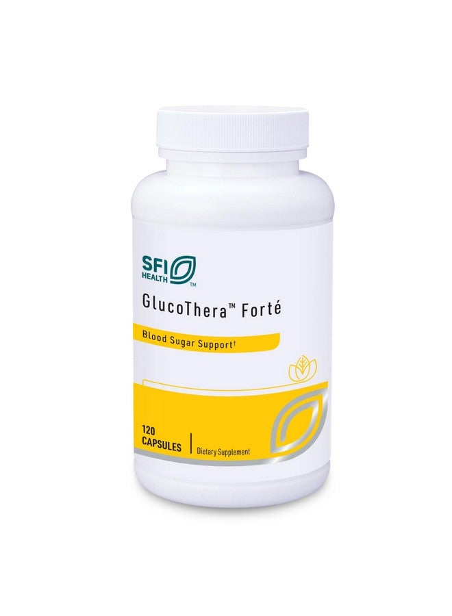 Klaire Labs Klaire Labs GlucoThera Forte - Supports Healthy Metabolism, Chromium Complex with 250 mg ALA, Turmeric & Cinnamon, Dairy-Free (120 Capsules) - Image 1