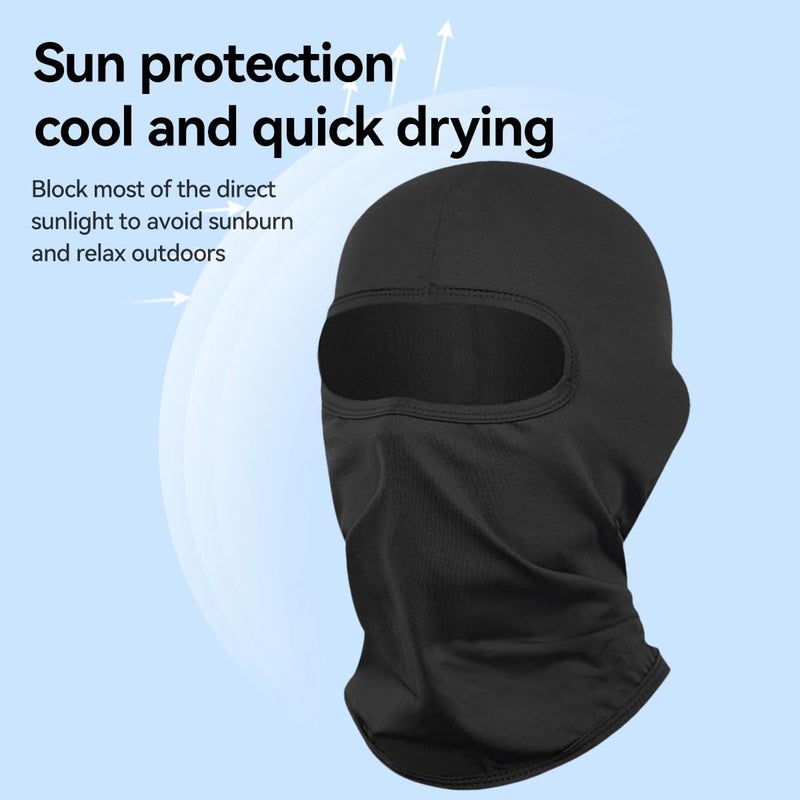 T Tersely 2-Pack Balaclava Face Mask for Men and Women – Summer Cooling Neck Gaiter with UV Protection - Image 3