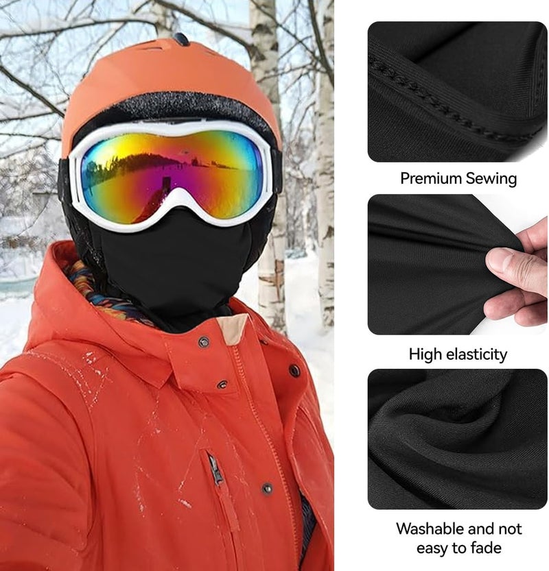 T Tersely 2-Pack Balaclava Face Mask for Men and Women – Summer Cooling Neck Gaiter with UV Protection - Image 5