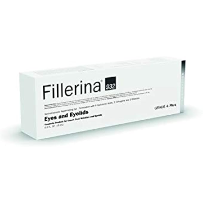 FILLERINA (Grade 4) - 932 Eyes and Eyelids - Eye Treatment That Fills In Under Eye Hollowness, Smooths Crows Feet, and Tightens Eyelids - Hyaluronic Acid and Collagen Eye Treatment (Grade 4) - Image 2