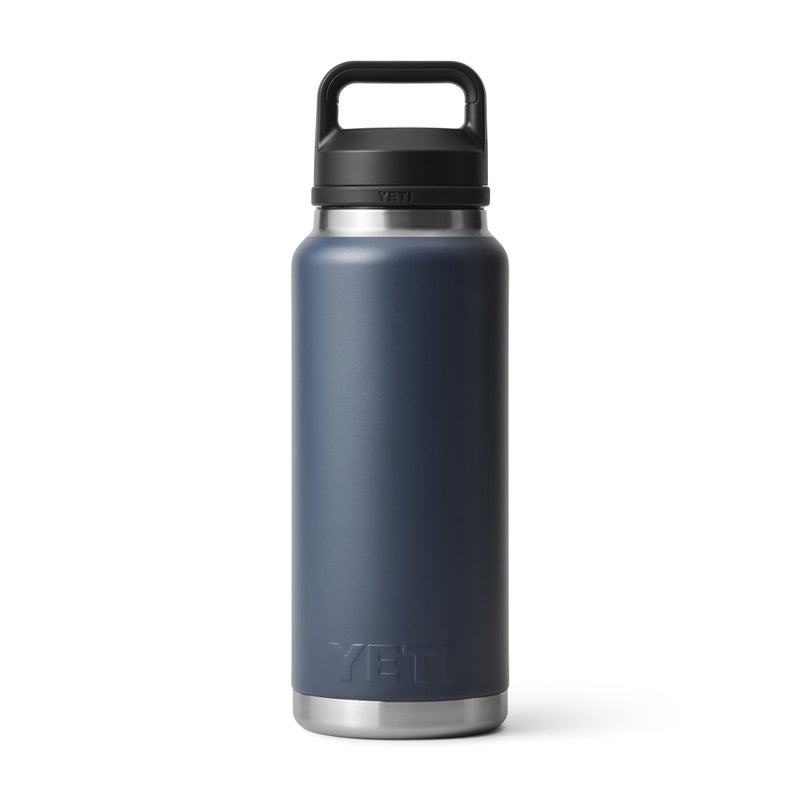 YETI Rambler 36 oz Bottle, Vacuum Insulated, Stainless Steel with Chug Cap, Navy - Image 5