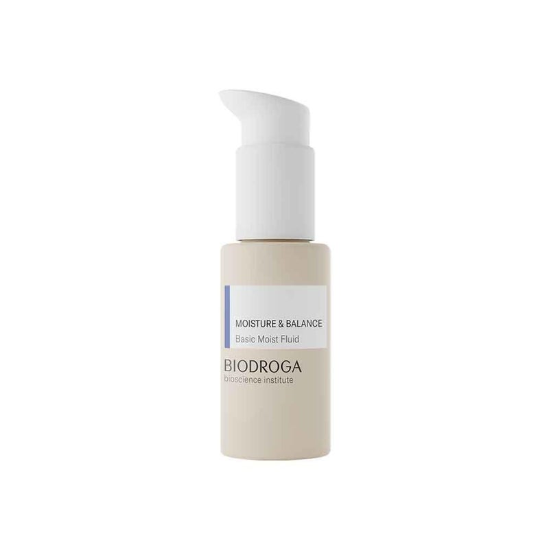 Biodroga Moisturising Fluid for Face 30 ml - Skin Care Moisturiser Moisturiser for Sensitive Stressed Skin