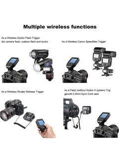 Godox Godox XPro-S TTL 2.4G High-Speed Sync Wireless Flash Trigger Transmitter compatible for Sony Cameras, 1/8000s,11 Customizable Functions,16 Groups and 32 Channels,2.4G Wireless X System  - Image 5