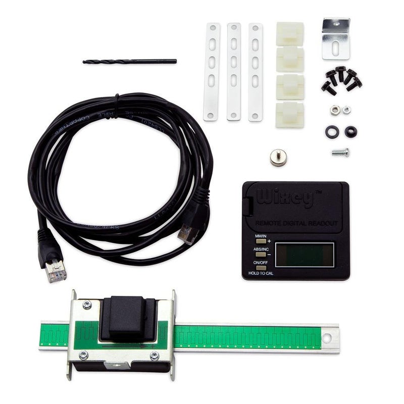 Wixey Digital Readout to Display w/Fractions - Durable Easy-to-Install Measuring Calipers for Exact Depth Readings - 0.001" Accurate Digital Callipers for Measuring w/Remote LCD Display - Image 1