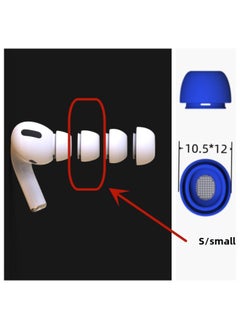 With Pressure Relief And Noise Reduction Hole For Apple Airpodspro Earplug Airpodspro2 Ear Cap Set Official Website 4 Yards-Color:Earplug S Code (small) One