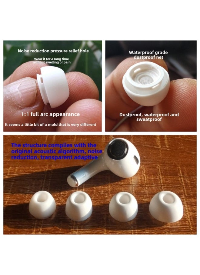 Generic - With Pressure Relief And Noise Reduction Hole For Apple Airpodspro Earplug Airpodspro2 Ear Cap Set Official Website 4 Yards-Color:Earplug S Code (small) One - Image 1