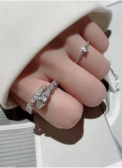 SYNSYB Ring Adjustable  Personality Ring Jewelry Adjustable Open Rings  Animal Finger Jewelry for Women Birthday Gift with Luxury Gift Box  - Image 2