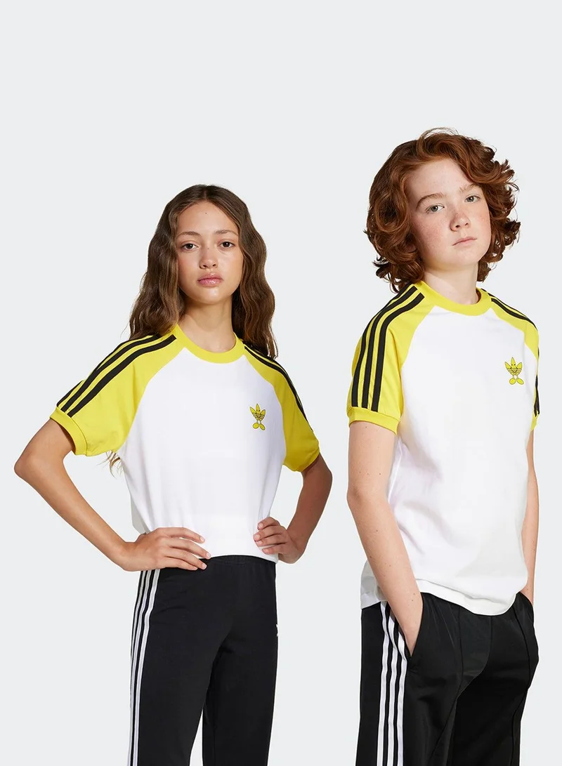 adidas تي شيرت أبيض أوريجينالز للأطفال