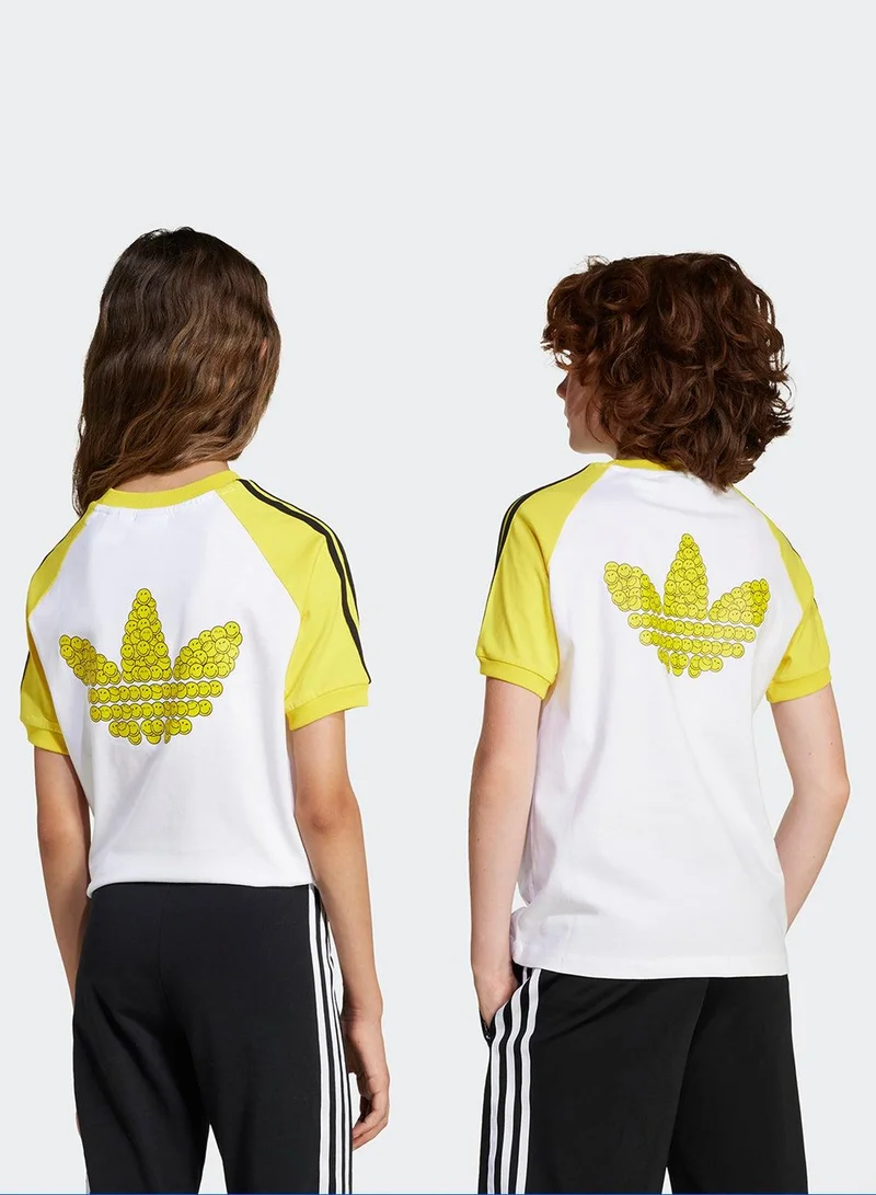 adidas تي شيرت أبيض أوريجينالز للأطفال