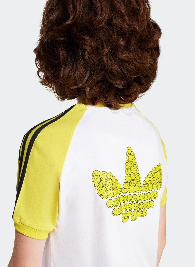 adidas تي شيرت أبيض أوريجينالز للأطفال