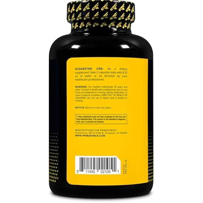 Primaforce Tribulus Terrestris Extract Capsules (180 Capsules) - 90 Servings / 1,500mg Tribulus Per Serving, Herbal Tribulus Supplement for Men and Women - Image 3