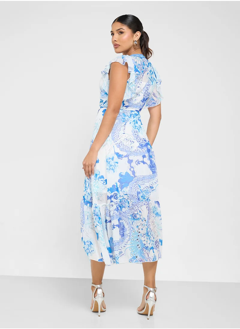 ايلا Floral Print Dress