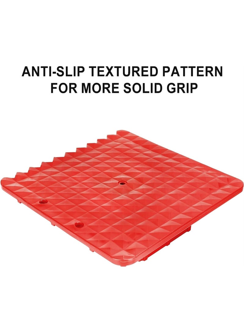 Generic Off-Road Base Compatible with Hi Lift Jack PP Pad to Alleviate Jack Hoisting Sinkage (Red) - Image 3