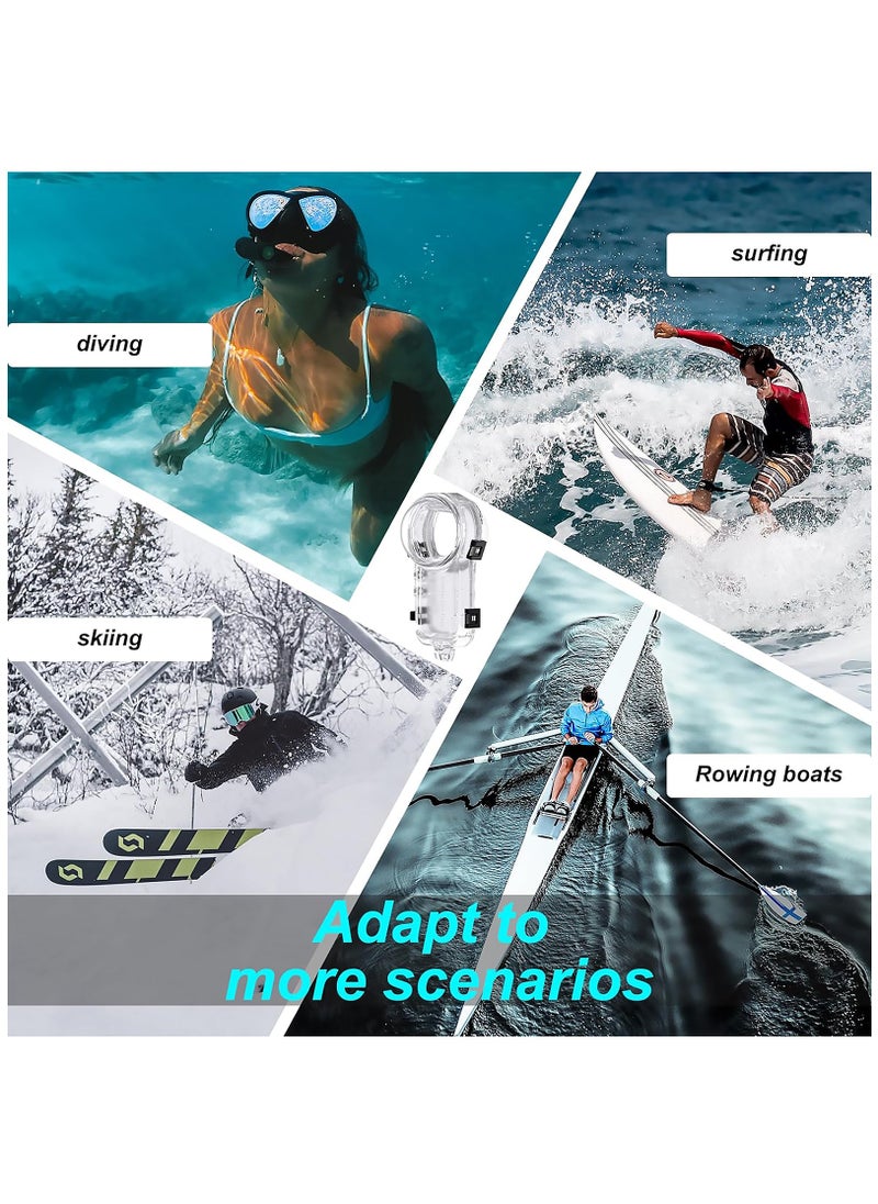 KASTWAVE - Invisible Dive Housing Case for Insta360 X3 - Waterproof & Scratch-Resistant, 50m (164ft) Underwater Protective Shell with Enhanced Bracket Accessories, Ideal for Deep-Sea Exploration and Photography - Image 1
