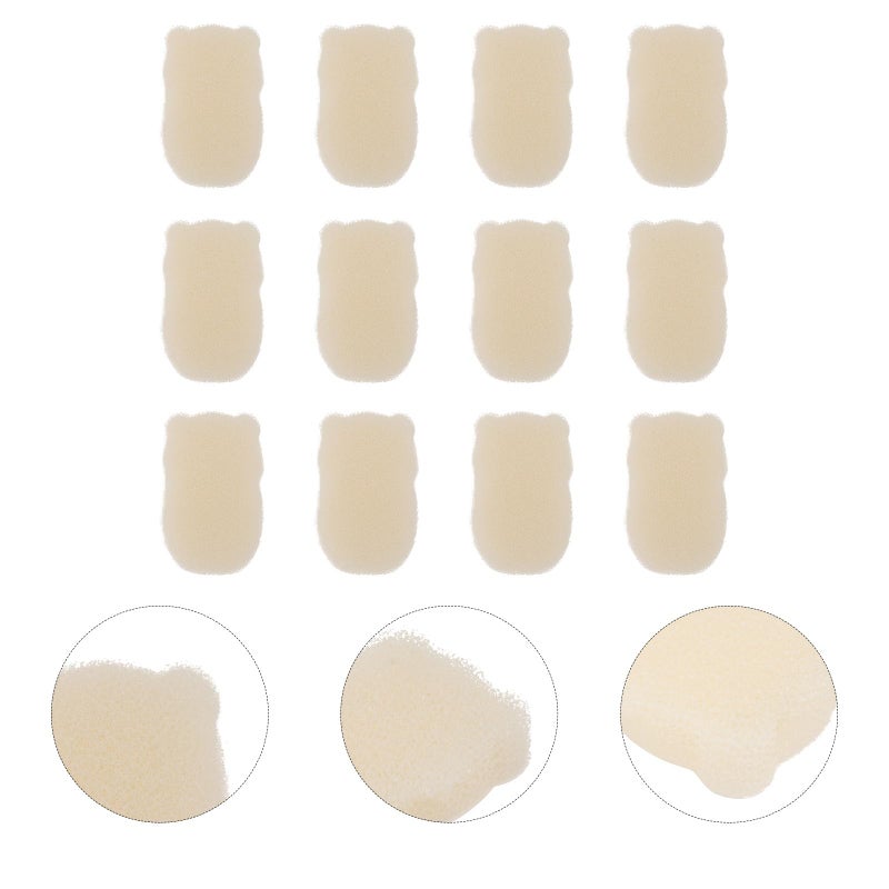 Non Sticky Oil Resistant Dishwashing Sponges 12pcs Imitation Loofah Scrubbers Random Style - Image 4