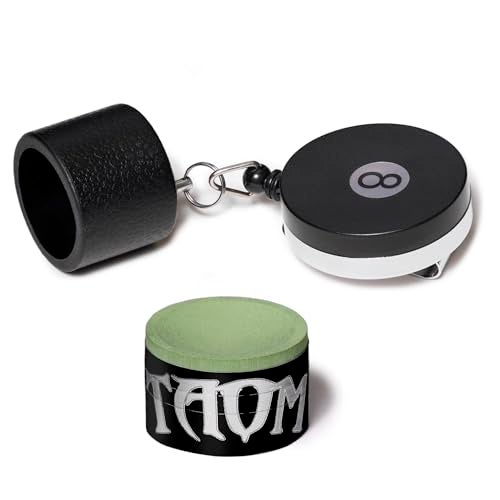 TAOM V10 Billiard Pool Cue Premium Chalk Green with Retractable Chalk Holder - Image 1