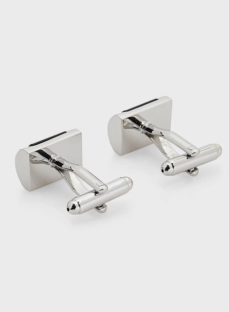 روبرت وود Reclangular Cufflink And Tie Pin Gift Set