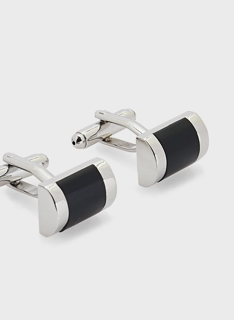 روبرت وود Reclangular Cufflink And Tie Pin Gift Set