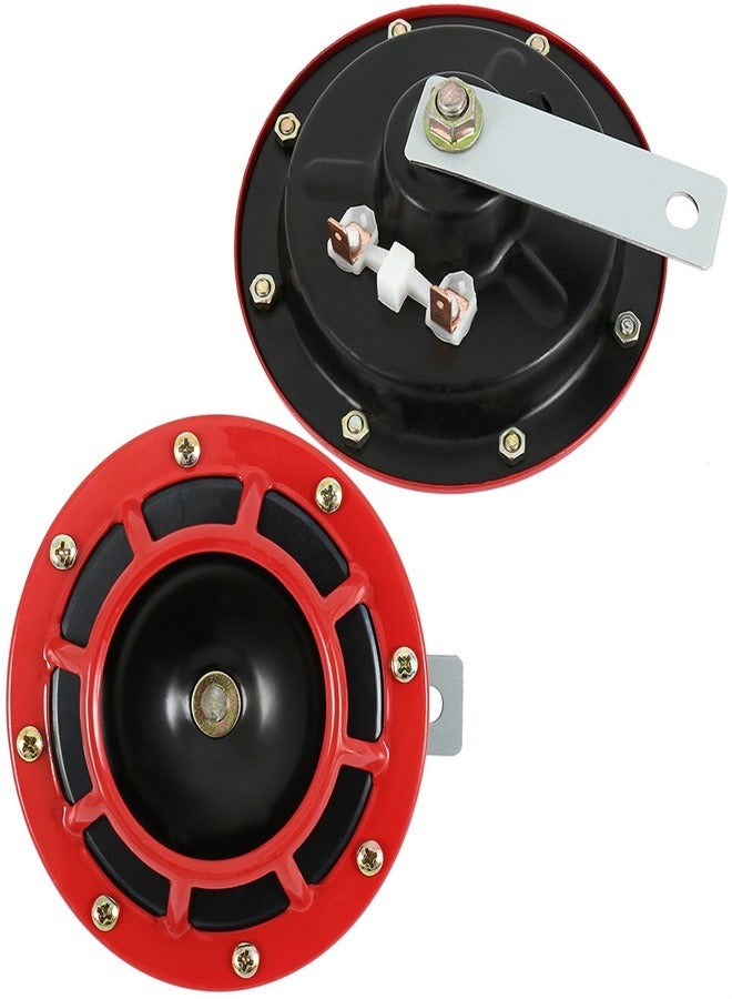 Generic 2 PCS Car Horn12v Waterproof Double Horn Used for Trucks Trains and Ships Electric Snails for Cars Motorcycles Alternative Electronic Parts for Cars and Horns for Trains  - Image 1