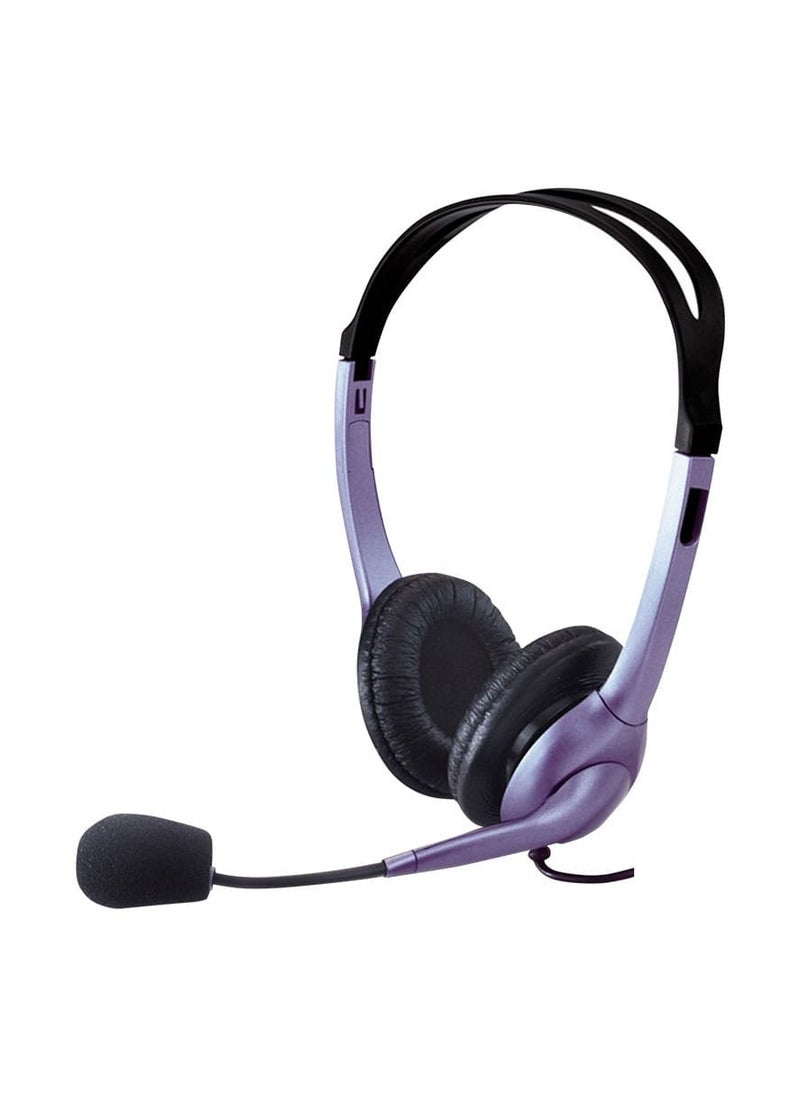 Genius HEADSET HS04S SINGLE JACK STEREO HEADSET WITH NOISE-CANCELLING MICROPHONE  - Image 2