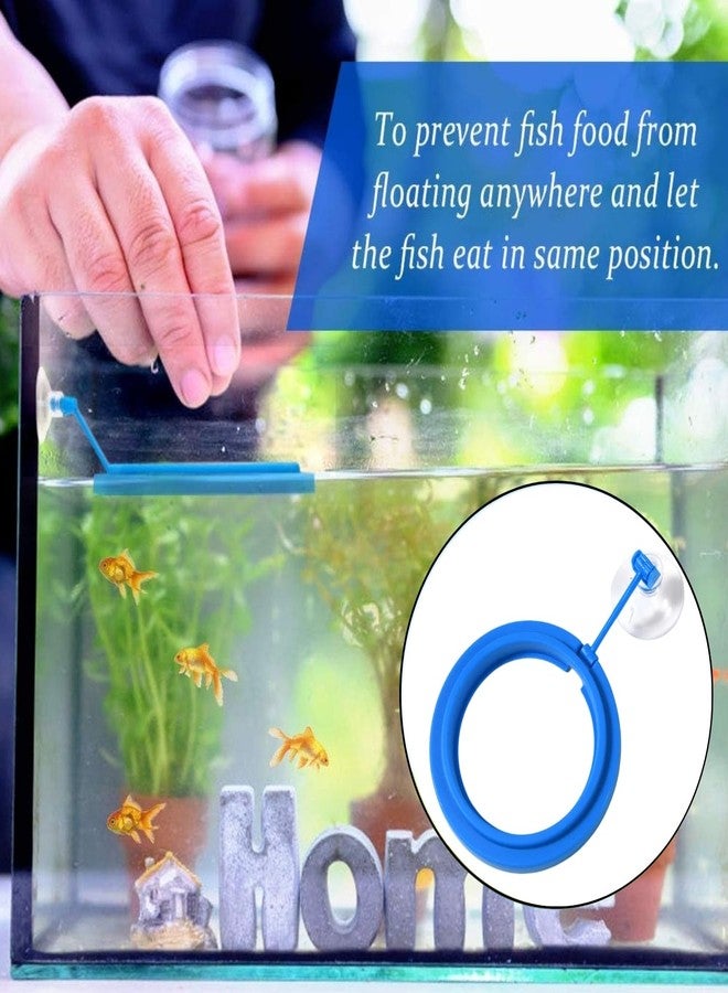 سايج سكوير حلقة تغذية عائمة مربعة دائرية من سيج لأحواض السمك | ملحق شفط قابل للتعديل | يمنع تناثر الطعام | يحافظ على نظافة حوض السمك | صينية طعام عائمة للرقائق والحبيبات | مناسبة لجميع أحواض السمك - Image 5