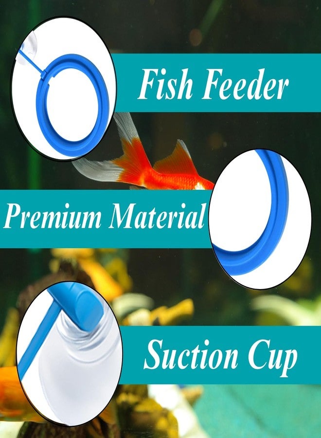 سايج سكوير حلقة تغذية عائمة مربعة دائرية من سيج لأحواض السمك | ملحق شفط قابل للتعديل | يمنع تناثر الطعام | يحافظ على نظافة حوض السمك | صينية طعام عائمة للرقائق والحبيبات | مناسبة لجميع أحواض السمك - Image 3