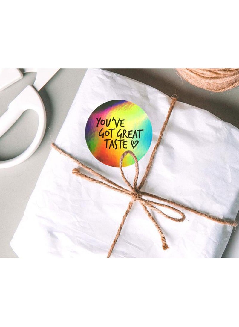 Wownect Brown Kraft Paper Labels Stickers [1 Inch, 500 Pcs] Handmade With Love – Baking Packaging, Envelope Seals, Gift Wrap, Birthday, Wedding Tags (Pack of 3) - Image 2